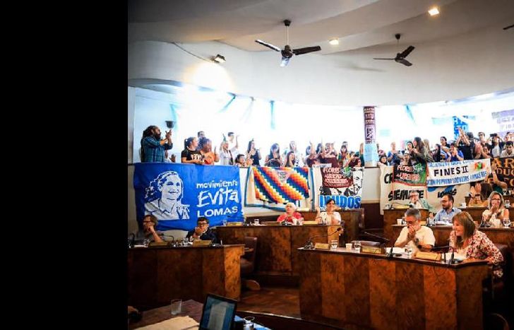 representantes de distintas ongs asistieron a la sesión en el concejo local.