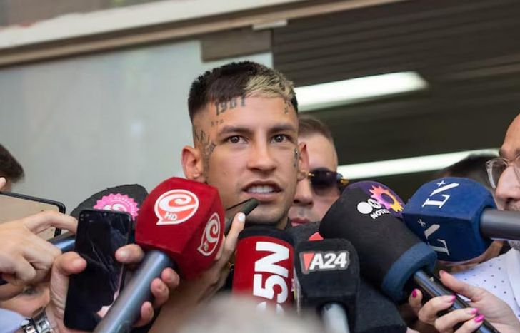 L-Gante, tras el fallo.