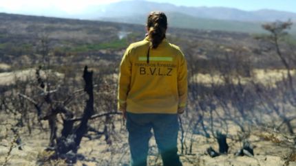 La gente de la Patagonia nos sigue necesitando, aseguró la bombera de Lomas de Zamora, orgullosa de representar a su cuartel en el Sur.