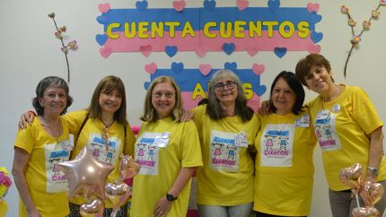 El grupo de las Cuentacuentos del Gandulfo tiene narradoras para niños y adultos.&nbsp;