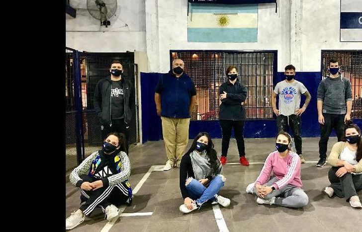 El club viene encabezando distintas acciones solidarias.
