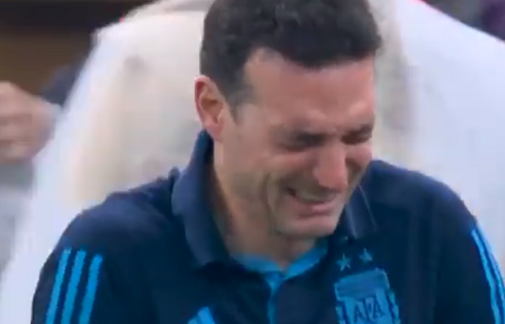 El llanto de Scaloni