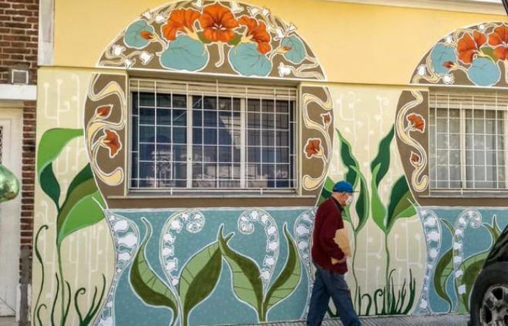Así quedó la fachada de la casa de 25 de Mayo 107. Como nueva.