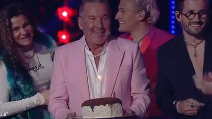 La original torta para Montaner. La original torta para Montaner.