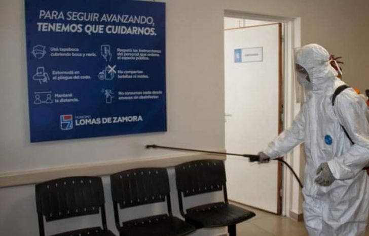 Se realizan operativos de desinfección en las salitas.