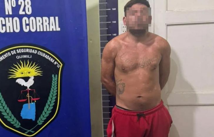 El acusado fue detenido en Santiago del Estero.