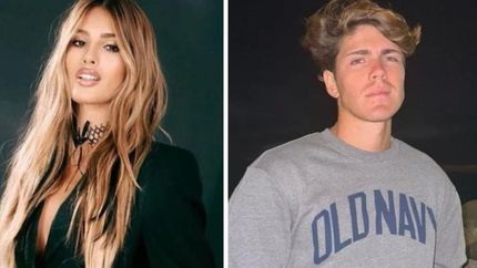 Julieta Poggio y Marcos Ginocchio, en Punta del Este.