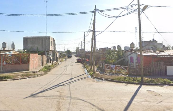 La zona en la que ocurrió el doble crimen.