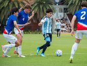 Lisandro Piñero frente a Estados Unidos.