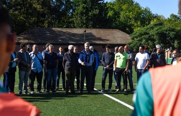 Spinosa se mostró muy feliz por la obra realizada.