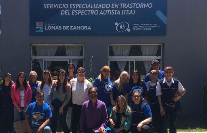El equipo del Servicio TEA de Lomas.