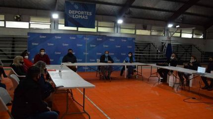 Se presentaron las obras junto a los jefes médicos.
