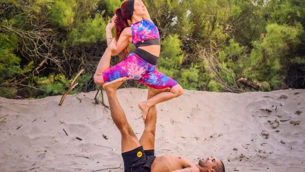 Posturas en el aire.