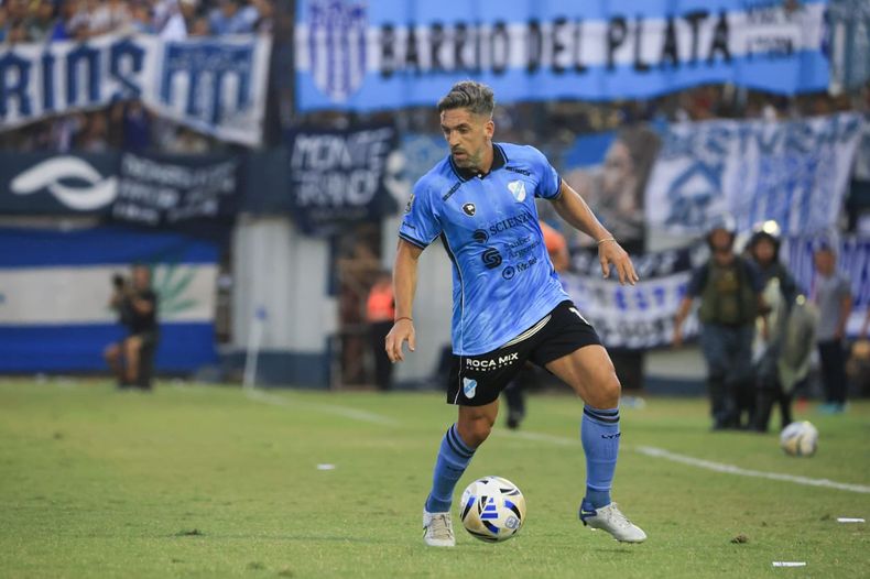 Gabriel Hauche, uno de los titulares en Temperley. Gabriel Hauche, uno de los titulares en Temperley.