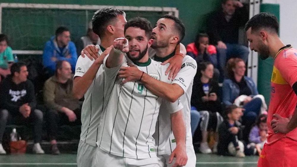 Uno de los festejos de Peralta en la temporada.