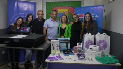 Donaron varios aparatos y elementos para el trabajo de los veterinarios.