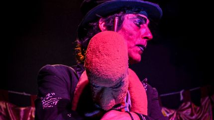 Mario Marino, en escena. Mario Marino, en escena.