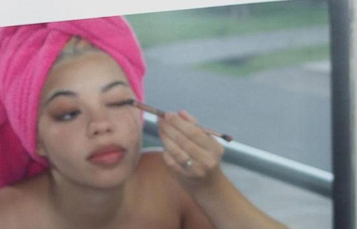 Anna, en el set de filmación.