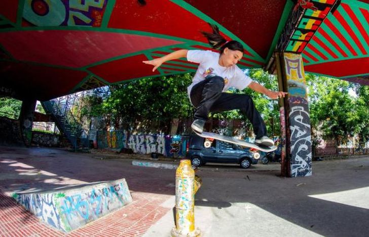 Morena viene de un semestre cargado de actividad abordo del skate.