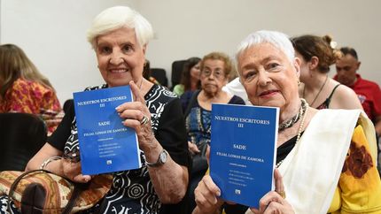 Cecilia y Alicia fueron dos de las escritoras reconocidas, quienes cuentan con más de 30 años de trayectoria en Lomas.