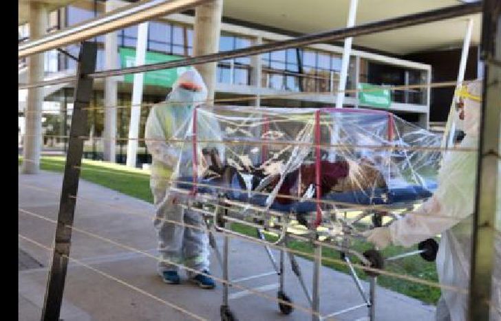 el simulacro es de vital impirtancia para estar preparados en caso de un brote del virus.