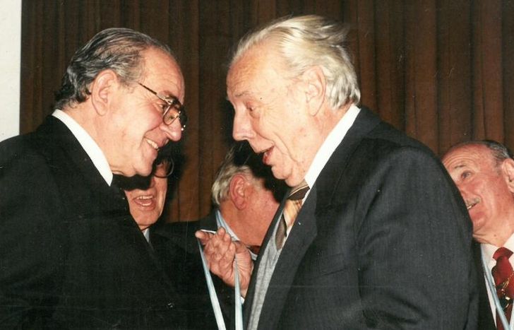 Enrique Febbraro en una de las entregas de los Premios Nazareno.