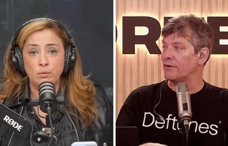 María Julia Oliván y Mario Pergolini.&nbsp;