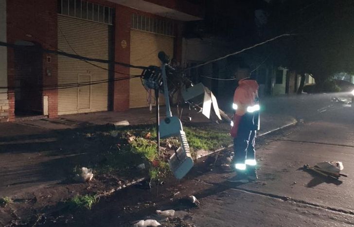 Defensa Civil trabajó en el lugar.