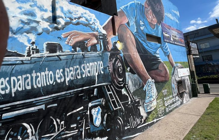 La imagen tiene como protagonista a un nene que lleva puesta la camiseta de Temperley.