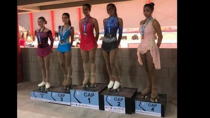 Lucía, campeona nacional en la disciplina Libre.