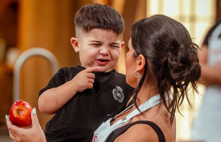 El hijo de Valentina Cervantes roba el protagonismo de toda la familia.&nbsp;