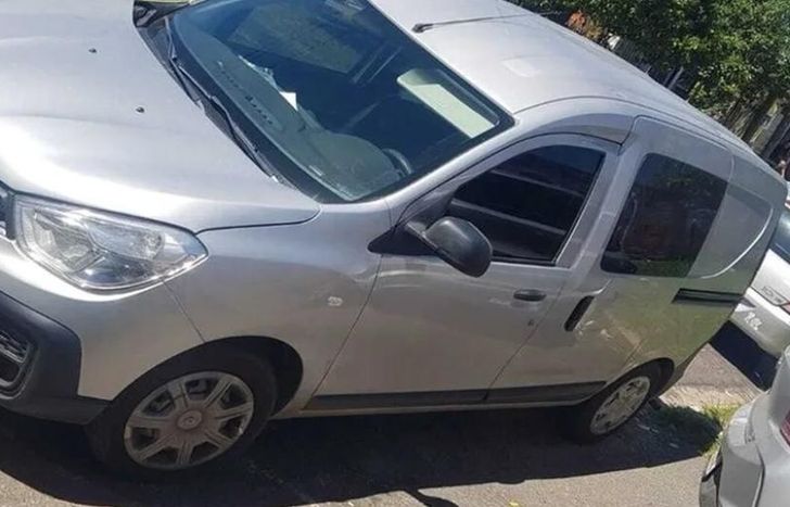 La camioneta que había sido robada.