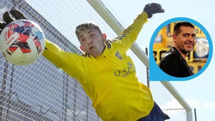 juan roman riquelme: leandro brey sera el dueno del arco de boca juan roman riquelme: leandro brey sera el dueno del arco de boca