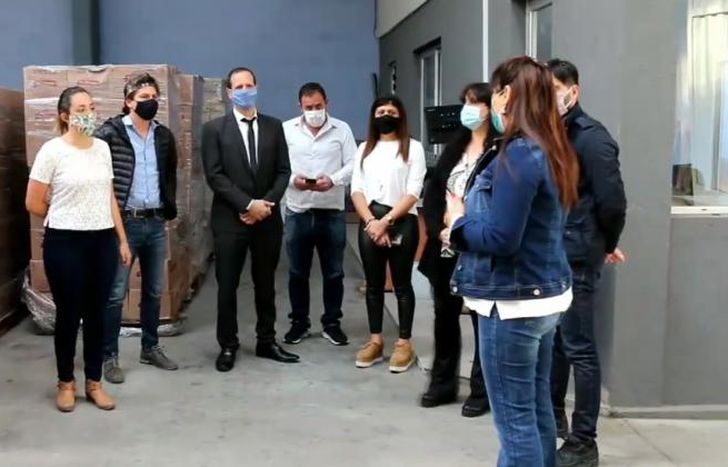 Visitaron el Centro de Logística ubicado en Llavallol.