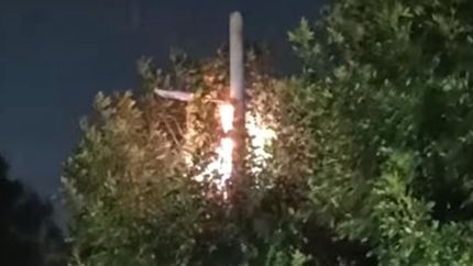 El incendio ocurrió en la noche del lunes.