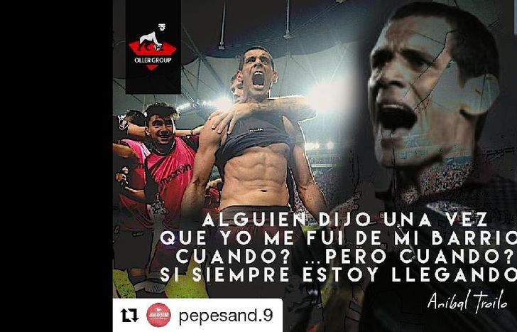 Esto publicó José Sand en su cuenta de Instagram.