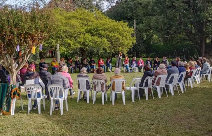 En uno de los últimos encuentros en Chascomús.