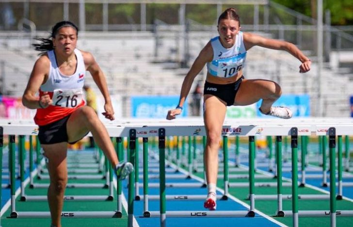 La atleta de Lomas se metió en dos finales en el Panamericano U20.