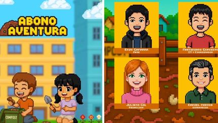 Son cuatro los estudiantes que armaron el proyecto lúdico.
