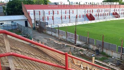 Las obras en Talleres de Escalada avanzan en distintos frentes.