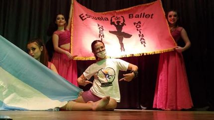 Tamara, Delfina, Paloma y Camila, felices de representar al país.