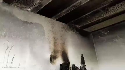 Las llamas fueron apagadas antes de que se propaguen en el resto de la propiedad.