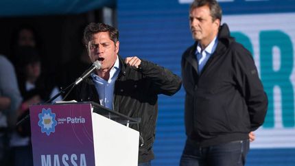 kicillof: la campana termina cuando massa este en la rosada