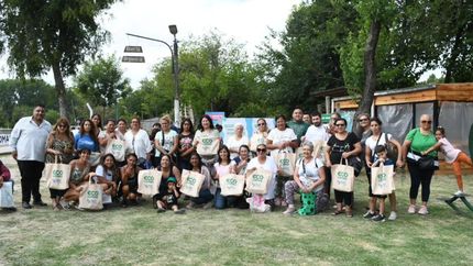 El encuentro de la red de soberanía alimentaria se hizo en el Parque de Lomas.