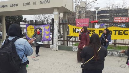 Hubo una marcha en apoyo a las víctimas de abuso mientras se desarrollaba el juicio.
