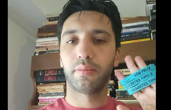 Ezequiel Duarte es un lomense de 36 años que padece diabetes tipo 1 hace más de tres años.