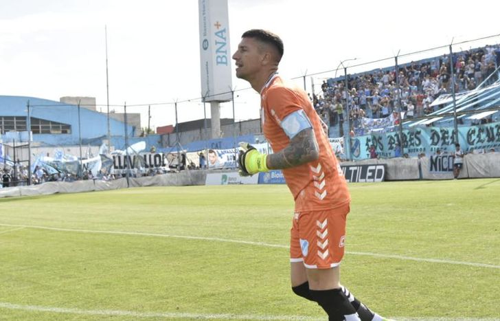 Federico Crivelli, en su último partido como profesional.