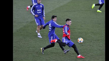 El ex Racing es uno de los candidatos a jugar de 9 en el amistoso del viernes ante Venezuela.