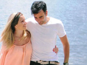 Laurita Fernández y Federico Hoppe, en otros tiempos.&nbsp;