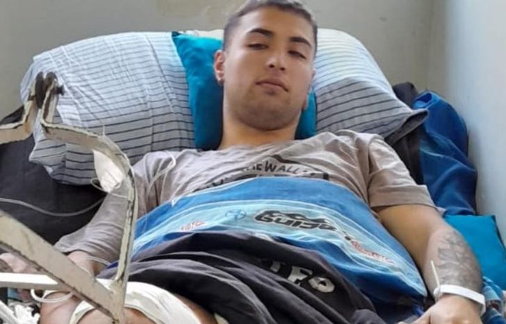 El repartidor se encuentra en el Hospital Gandulfo.